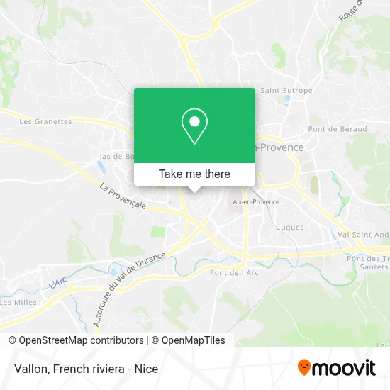 Vallon map
