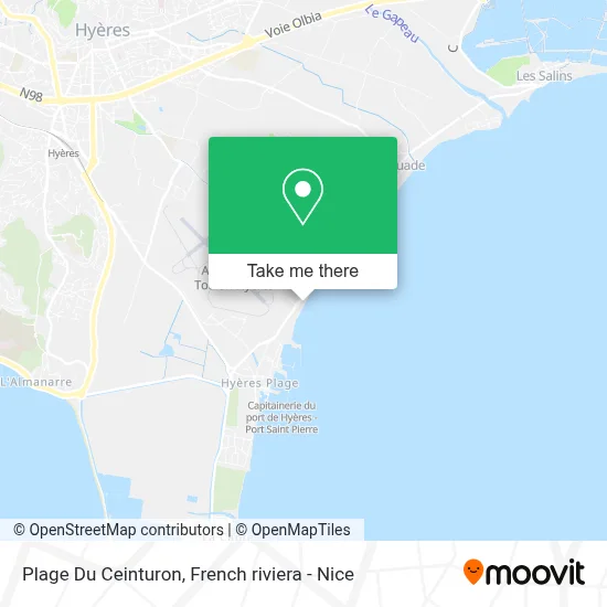 Plage Du Ceinturon map