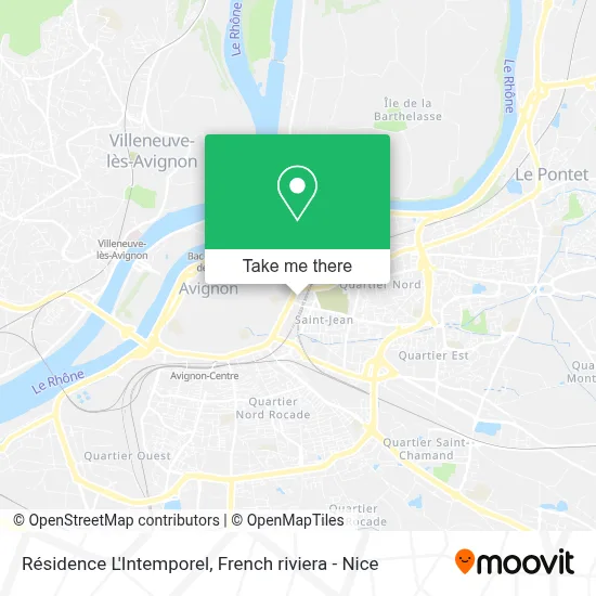 Mapa Résidence L'Intemporel