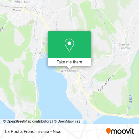 La Poste map