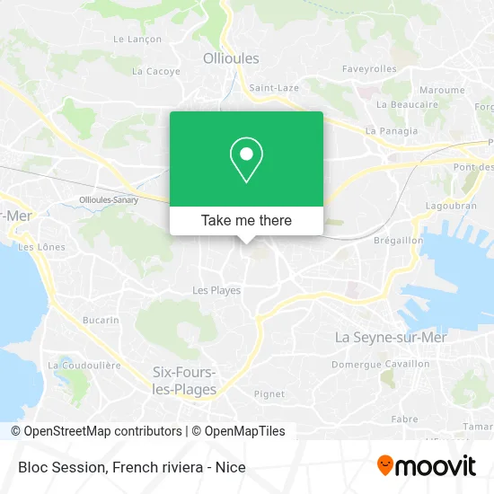 Bloc Session map