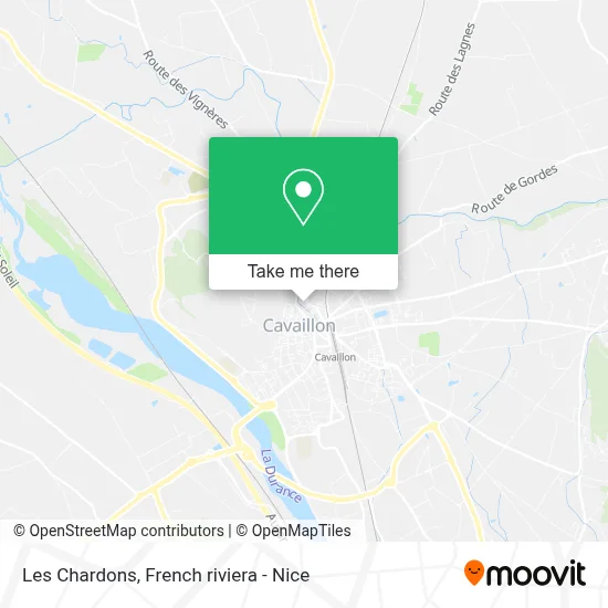 Les Chardons map