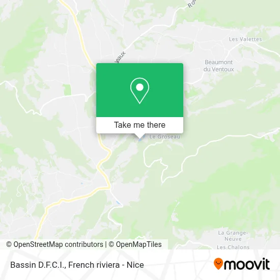 Bassin D.F.C.I. map