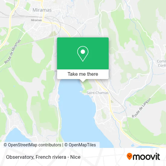 Observatoire map