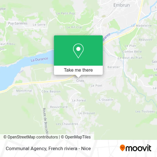 Agence Communale map