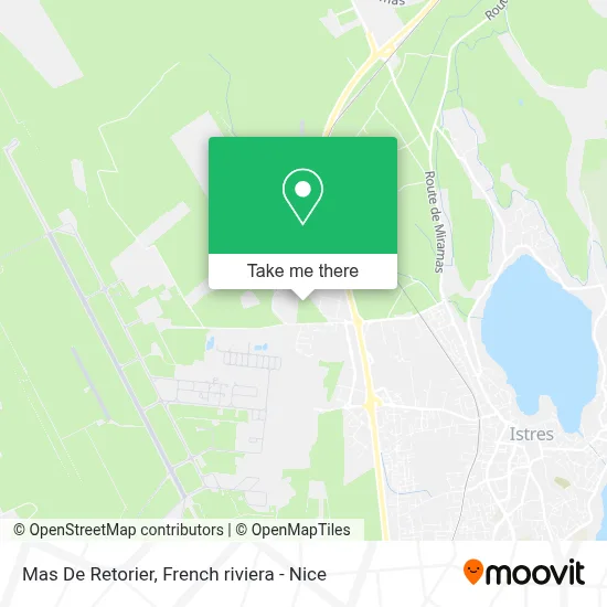Mas De Retorier map