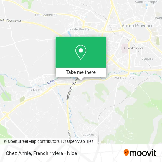 Chez Annie map