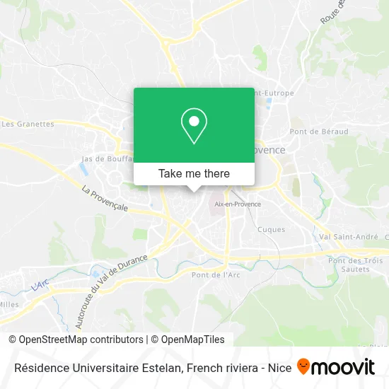 Résidence Universitaire Estelan map