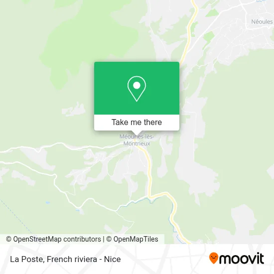 La Poste map