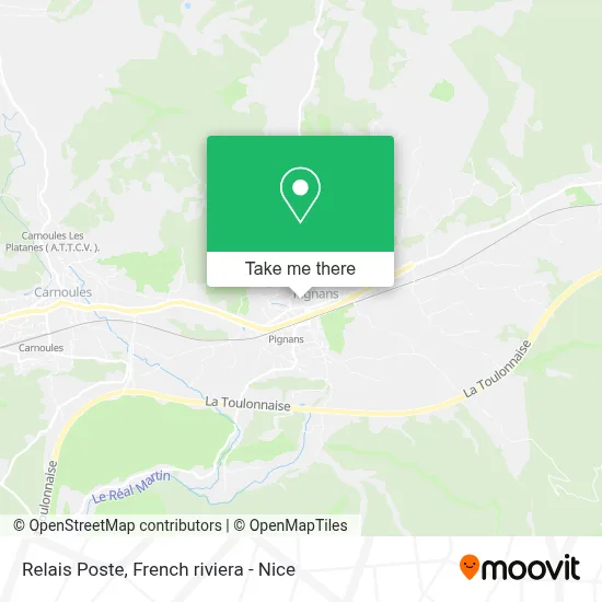 Relais Poste map