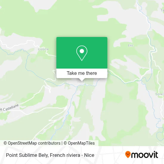 Point Sublime Bely map