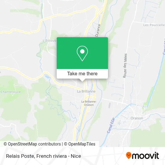 Relais Poste map