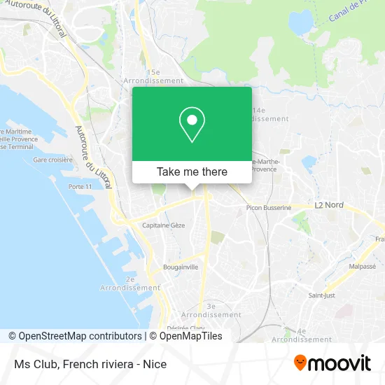 Ms Club map