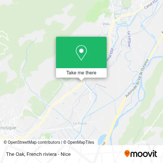 Le Chêne map