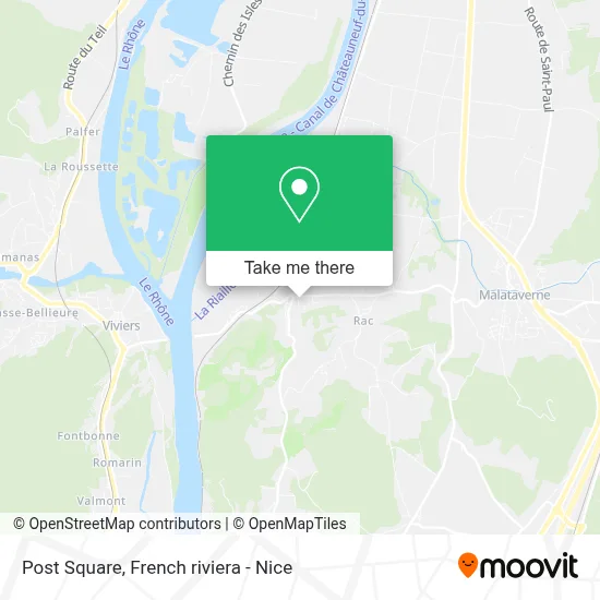Place De La Poste map