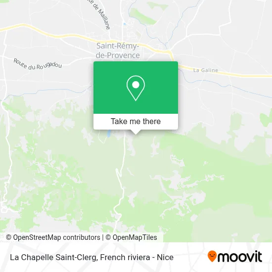 La Chapelle Saint-Clerg map