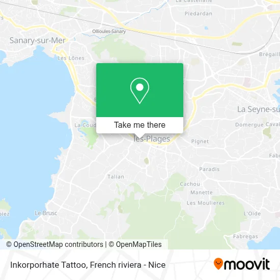 Inkorporhate Tattoo map