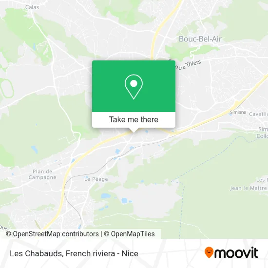 Les Chabauds map