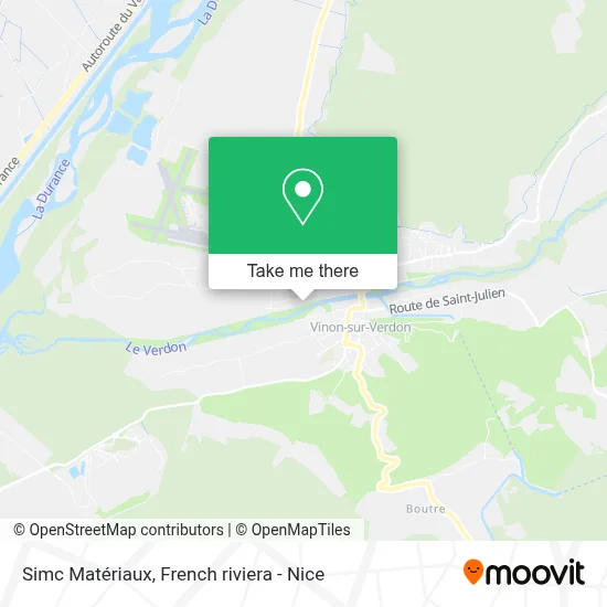 Simc Matériaux map