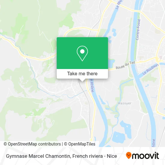 Gymnase Marcel Chamontin map