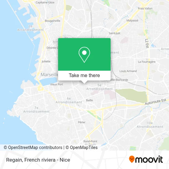 Regain map