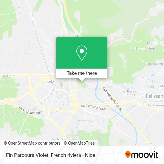 Fin Parcours Violet map