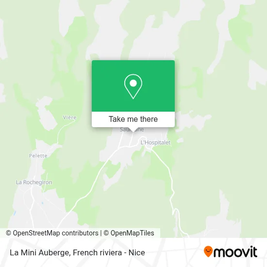 La Mini Auberge map