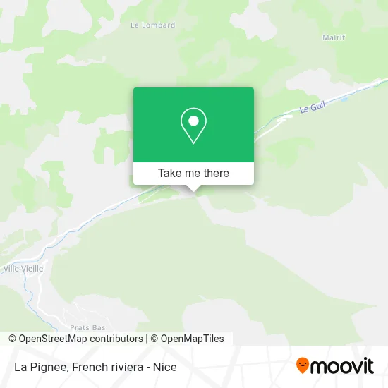 La Pignee map