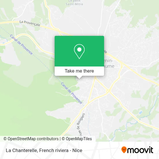 La Chanterelle map