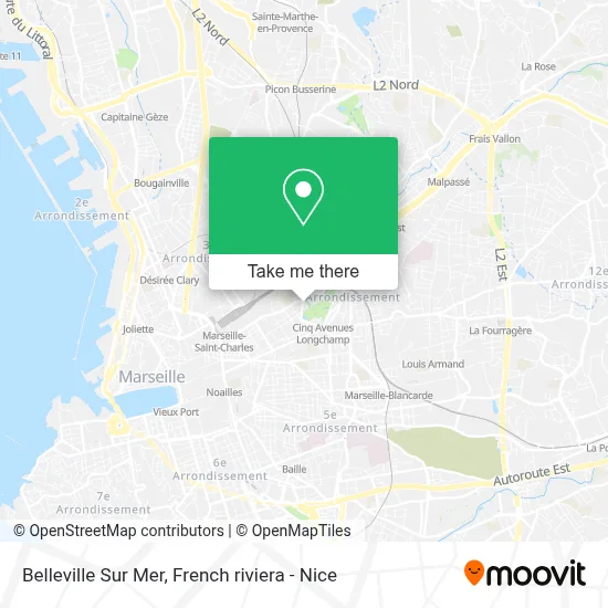 Belleville Sur Mer map