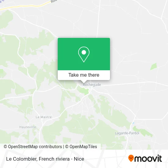 Le Colombier map