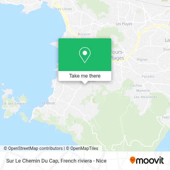 Sur Le Chemin Du Cap map
