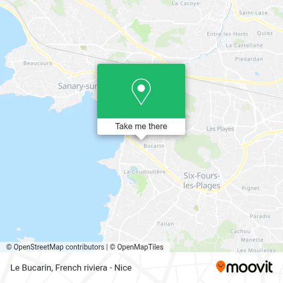 Le Bucarin map