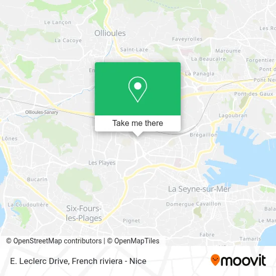 E. Leclerc Drive map