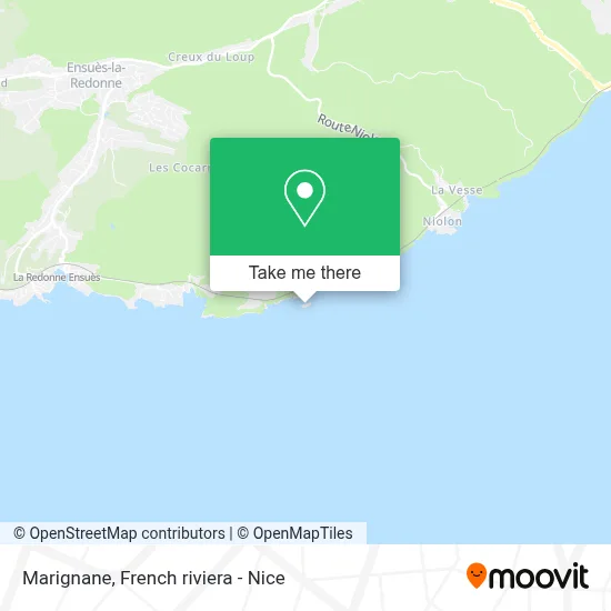 Marignane map
