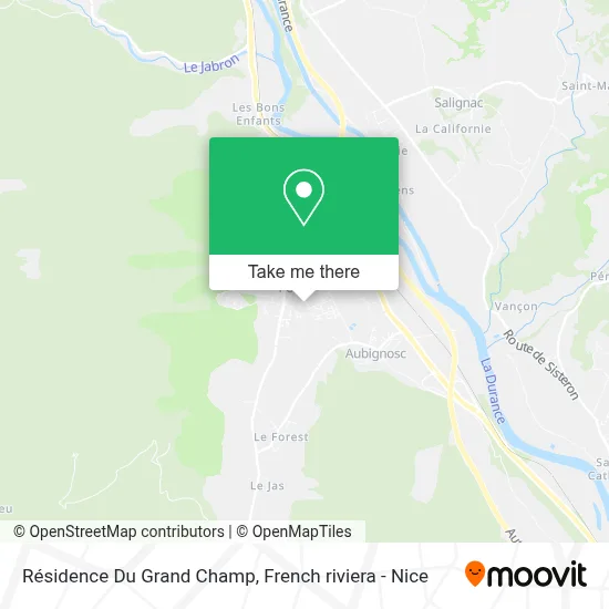 Résidence Du Grand Champ map