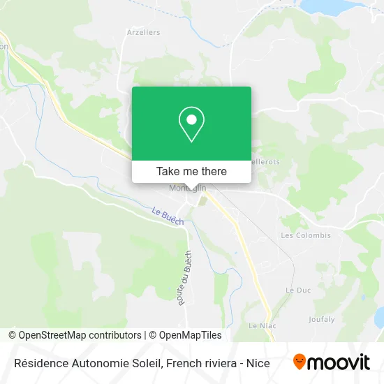 Résidence Autonomie Soleil map