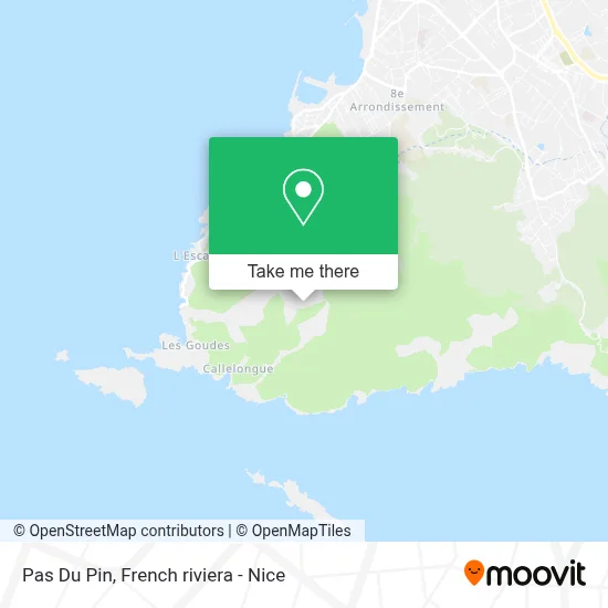 Pas Du Pin map