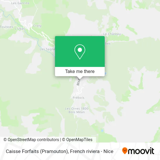 Caisse Forfaits (Pramouton) map