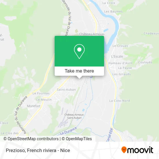Prezioso map