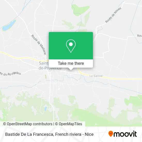 Bastide De La Francesca map