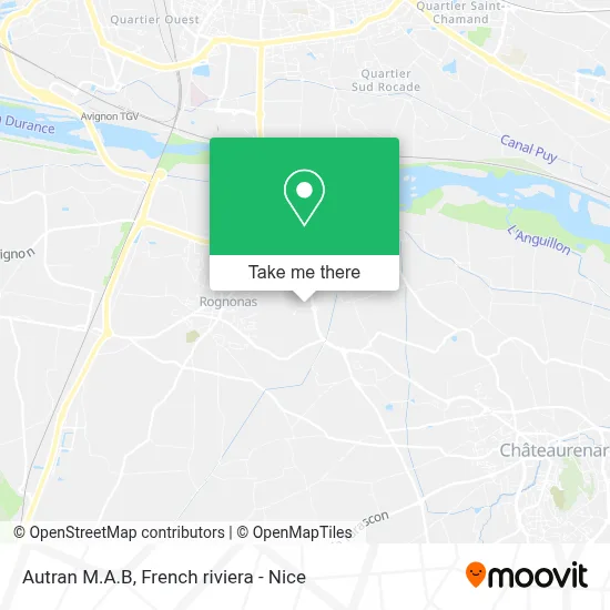 Autran M.A.B map