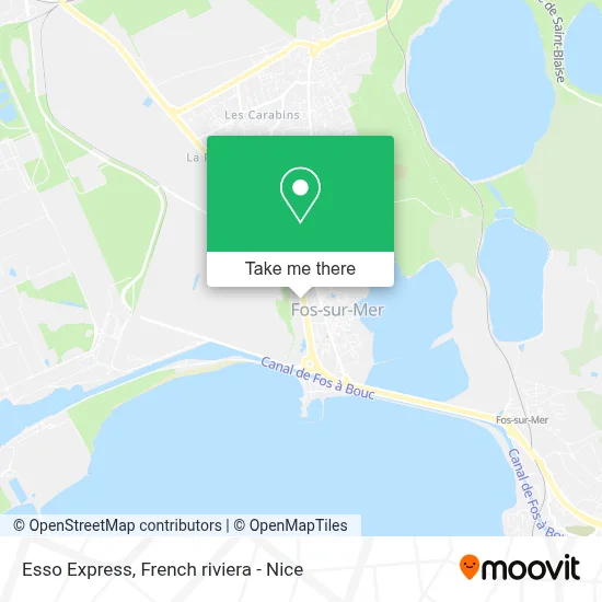 Esso Express map