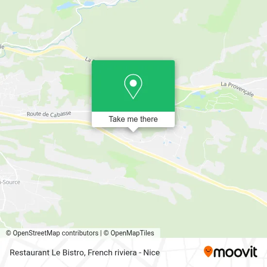 Restaurant Le Bistro map
