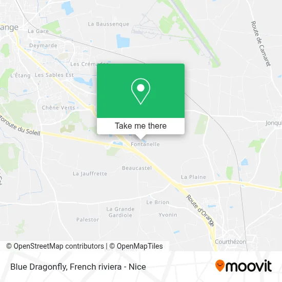 Bleu Libellule map