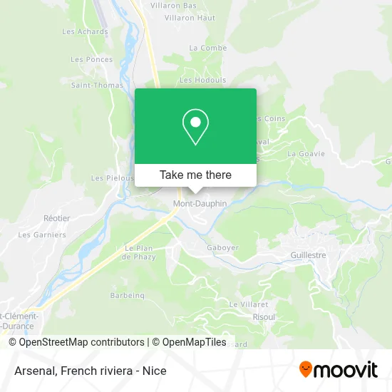 Arsenal map