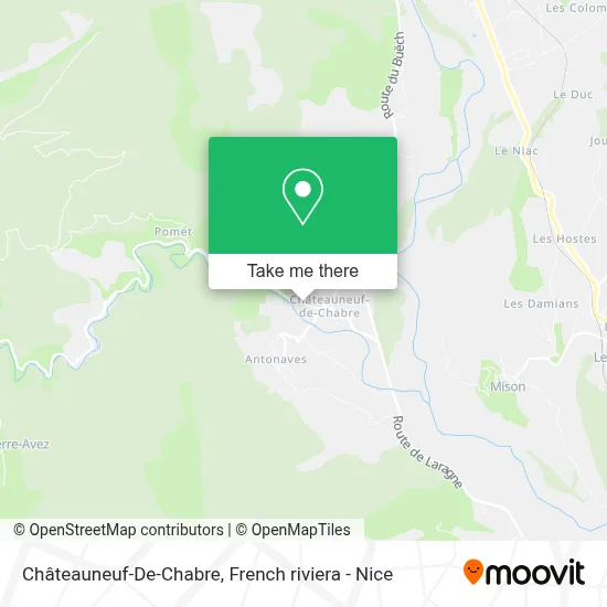 Châteauneuf-De-Chabre map