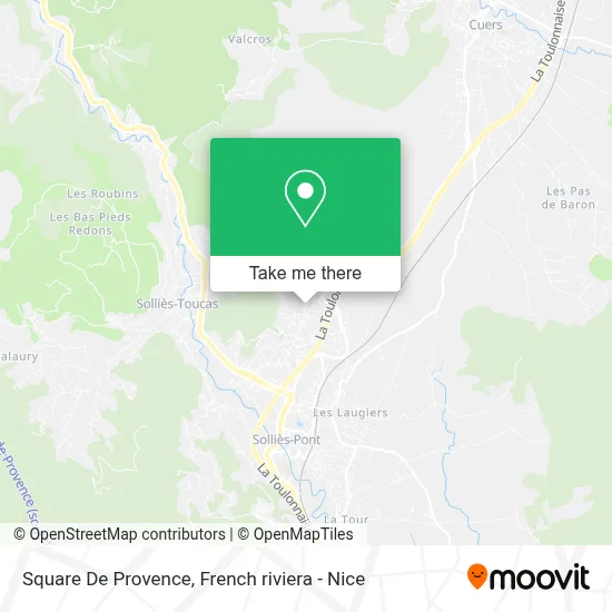 Square De Provence map