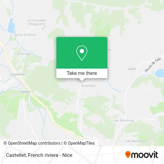 Castellet map