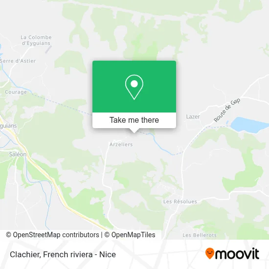 Clachier map